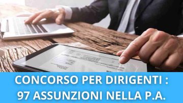 CONCORSO DIRIGENTI NELLA P.A.