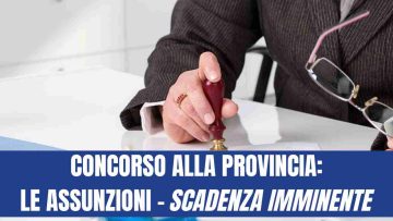 Concorso alla Provincia