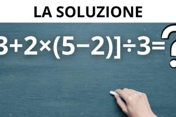 SOLUZIONE ESPRESSIONE