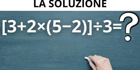 SOLUZIONE ESPRESSIONE