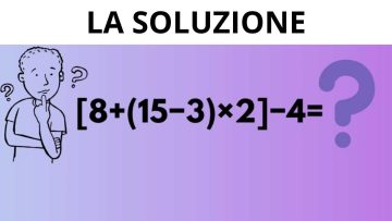 La soluzione