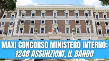 Concorso al Ministero Interno