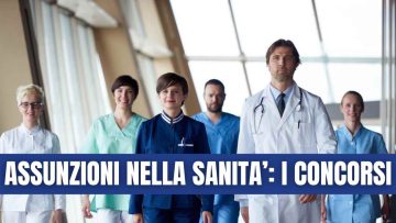 Assunzioni sanità