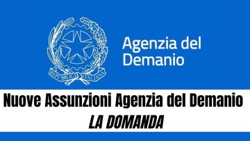 Assunzioni Agenzia Demanio