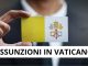 ASSUNZIONI IN VATICANO