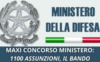 Concorso Ministero difesa