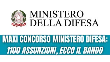 Concorso Ministero Difesa