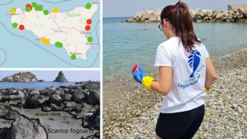 Diffusi i dati delle annuali analisi di Goletta Verde nel mare siciliano. In mattinata la storica...