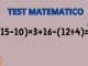 Test matematico