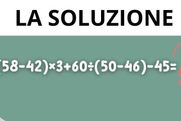 La soluzione