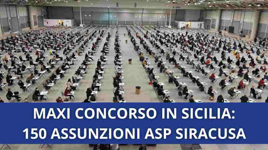 MAXI CONCORSO IN SICILIA