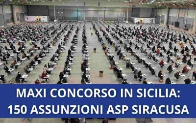 MAXI CONCORSO IN SICILIA