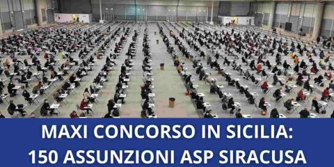 MAXI CONCORSO IN SICILIA