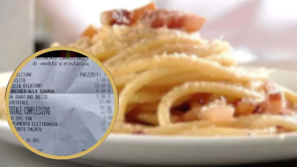 Scontrino Gricia 