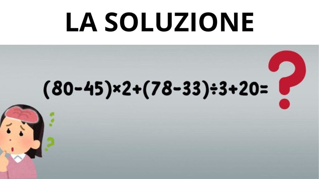 La soluzione