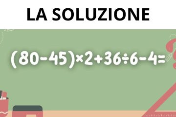 La soluzione