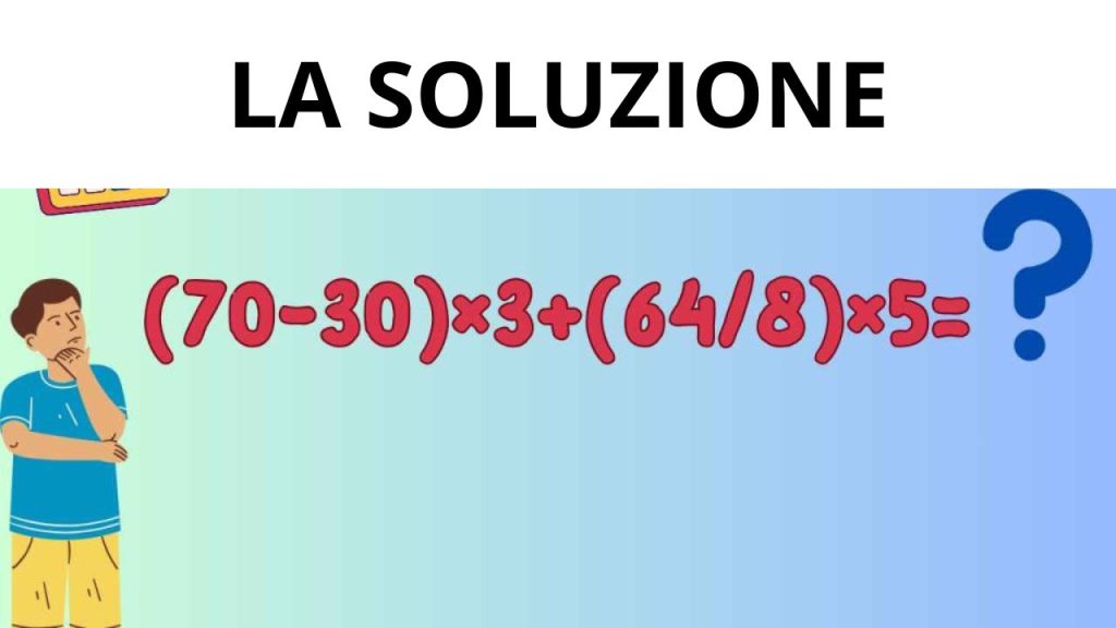 La soluzione