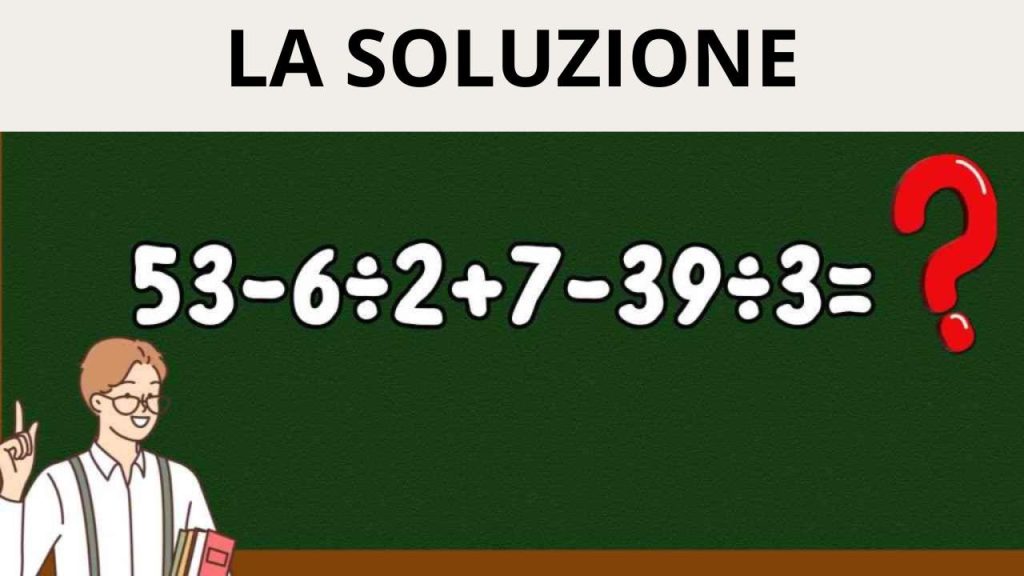 La soluzione