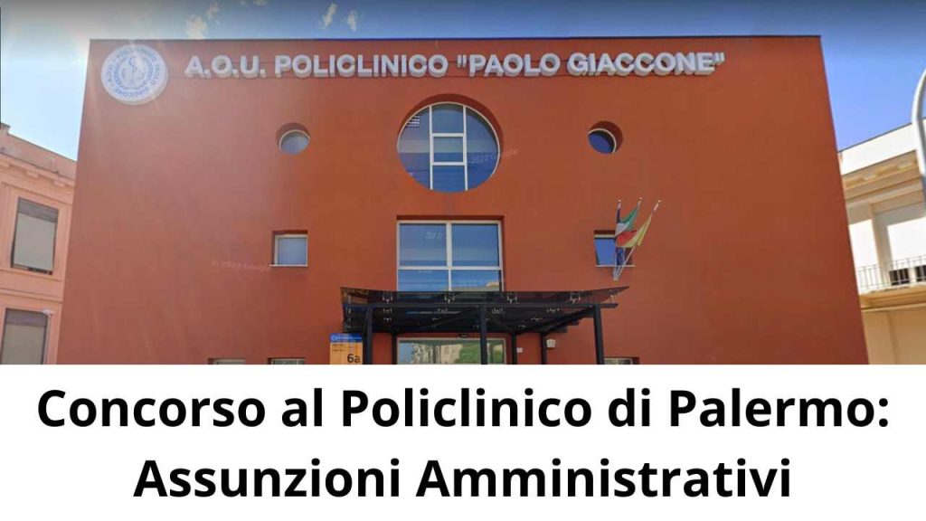 Concorso Policlinico Palermo