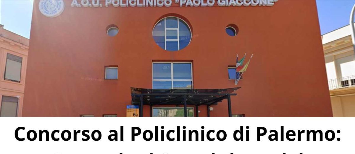 Concorso Policlinico Palermo