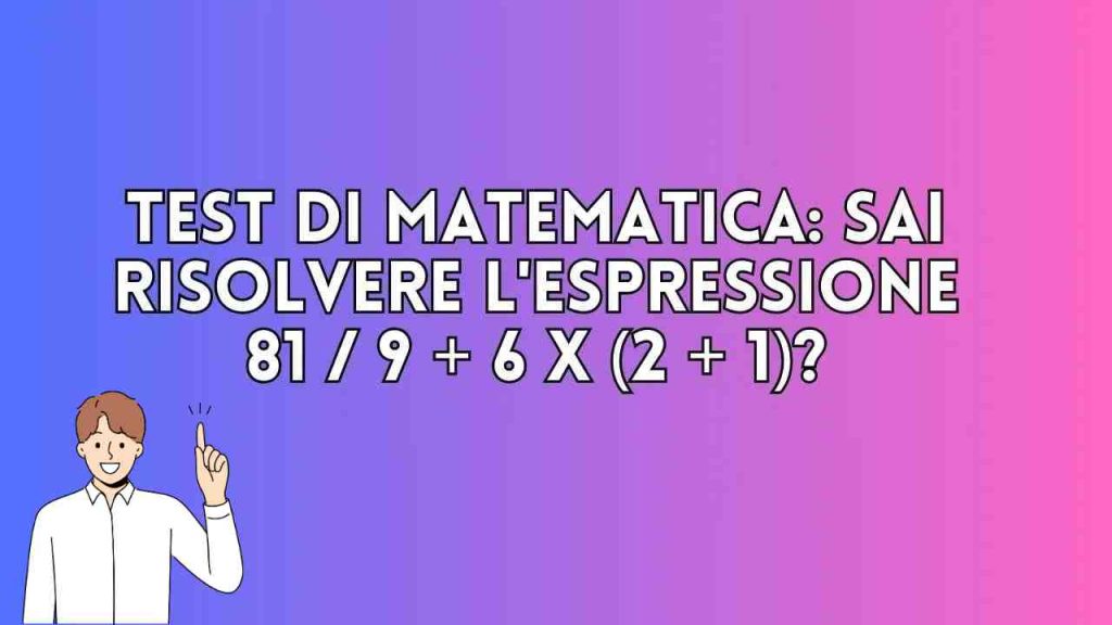 Espressione matematica