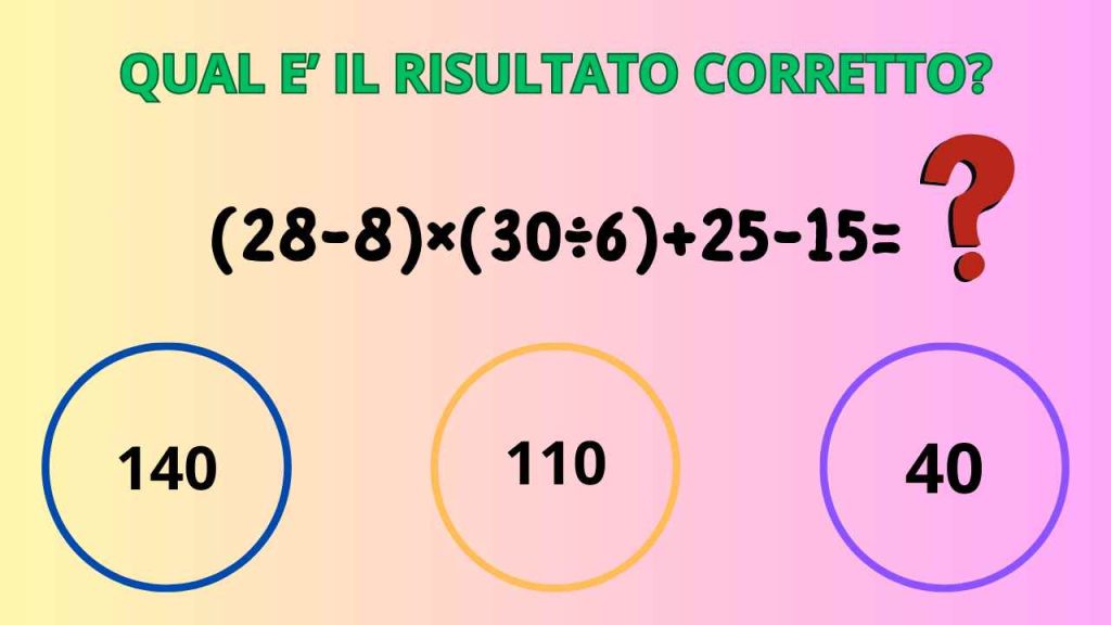 test matematico