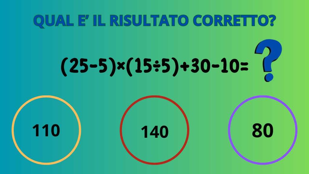 sfida matematica