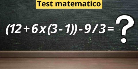 Test matematico