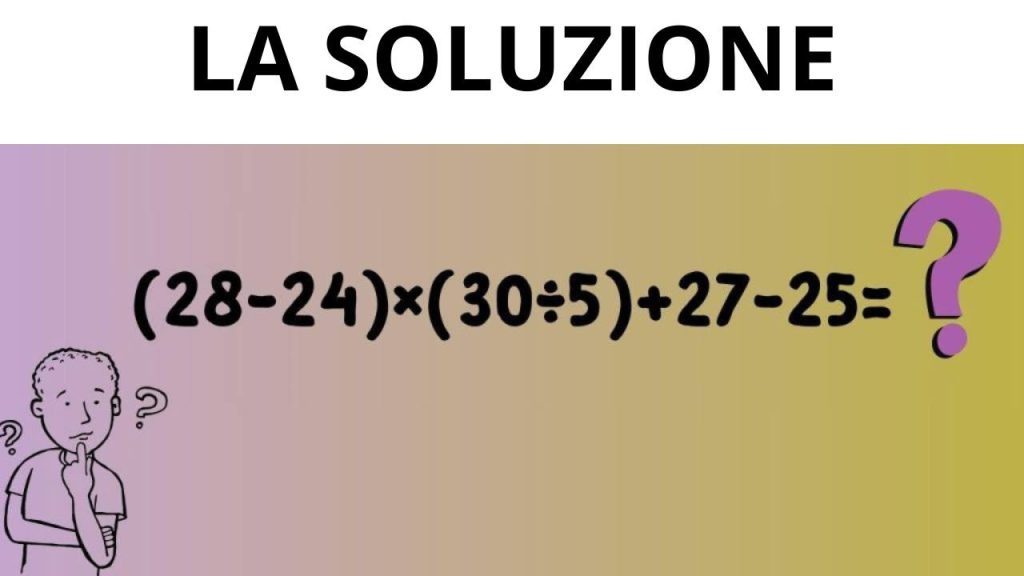 LA SOLUZIONE