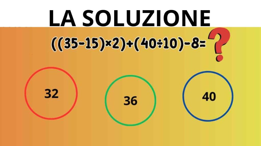 Soluzione test