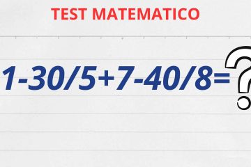 TEST MATEMATICO