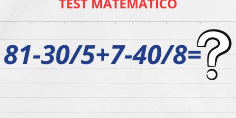 TEST MATEMATICO