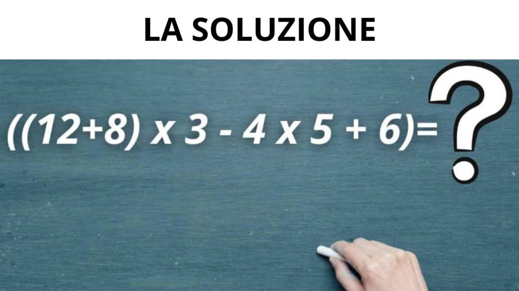 soluzione test