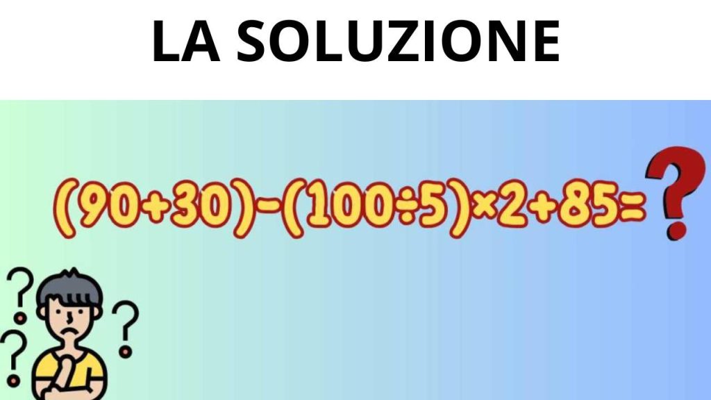 LA SOLUZIONE