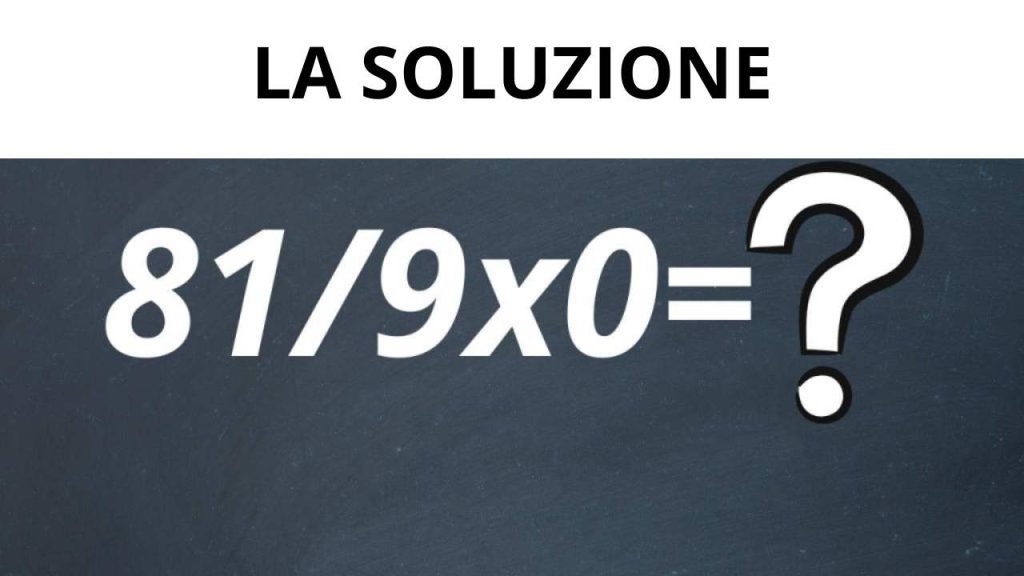 Soluzione test