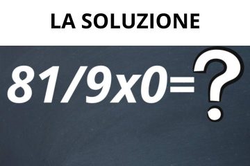 Soluzione test