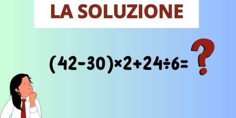 soluzione del test