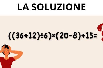 SOLUZIONE AL TEST