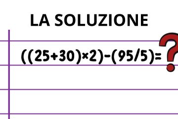 La soluzione