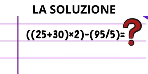 La soluzione