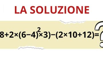 soluzione sfida matematica