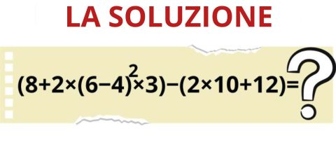 soluzione sfida matematica