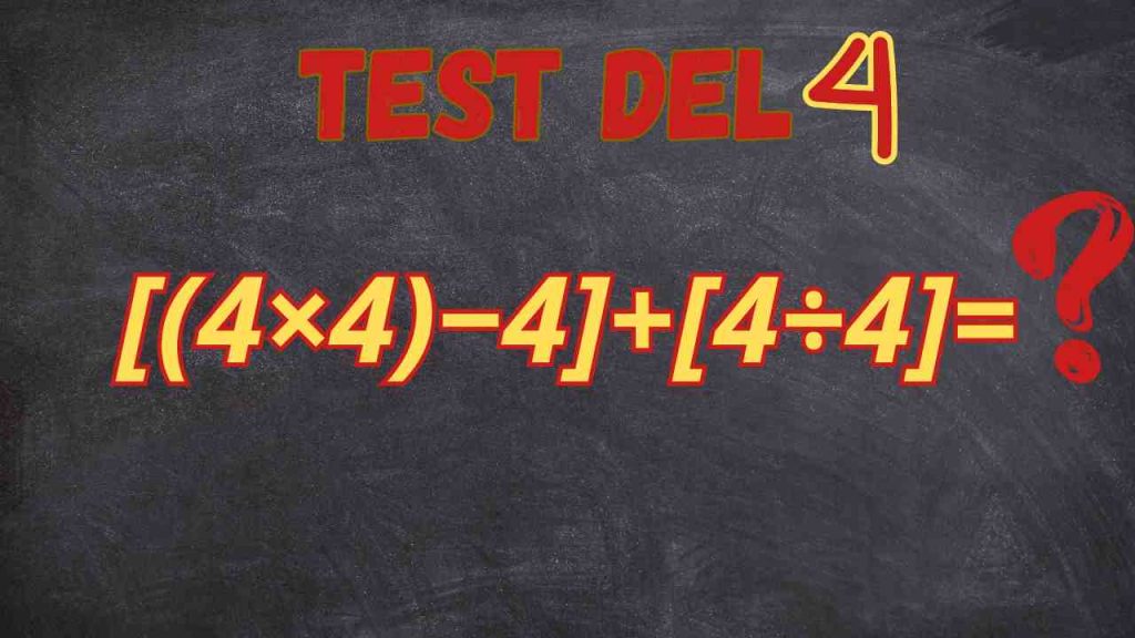 test matematico