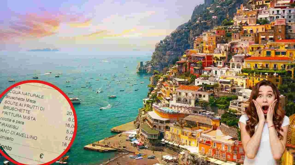scontrino costiera amalfitana