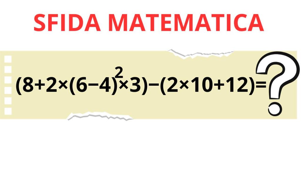 SFIDA MATEMATICA