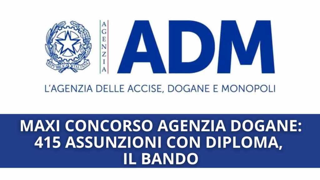 CONCORSO AGENZIA DOGANE