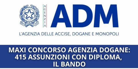 CONCORSO AGENZIA DOGANE