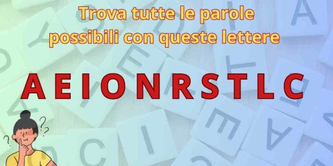 test delle parole