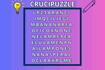 crucipuzzle alla frutta