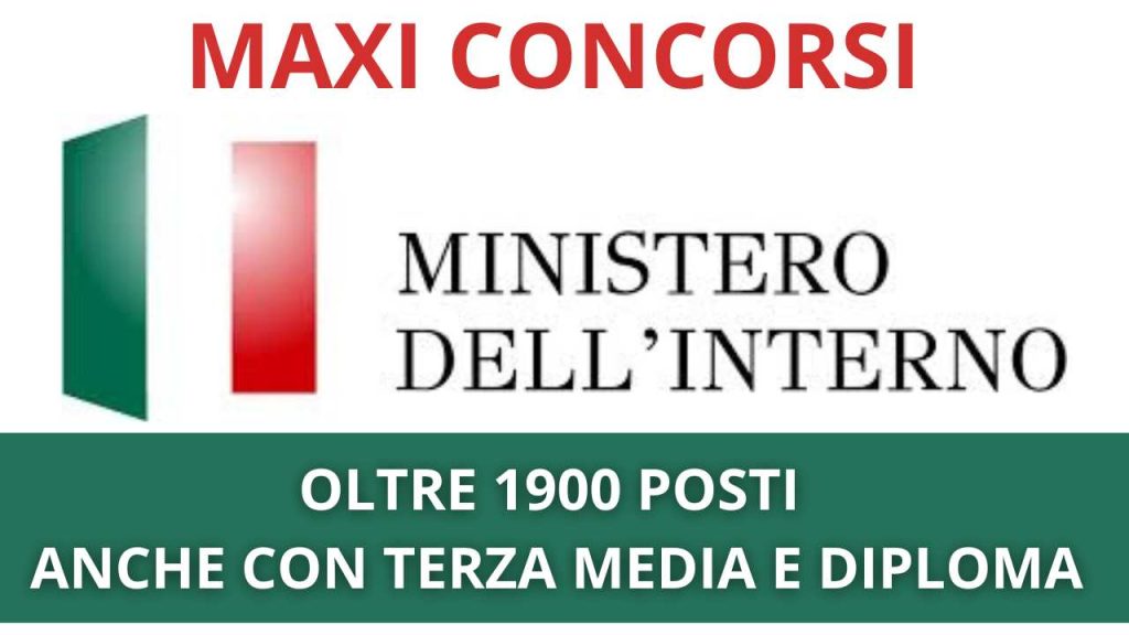 CONCORSI MINISTERO INTERNO